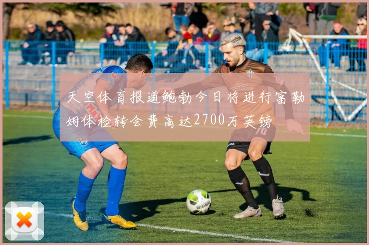 天空体育报道鲍勃今日将进行富勒姆体检转会费高达2700万英镑
