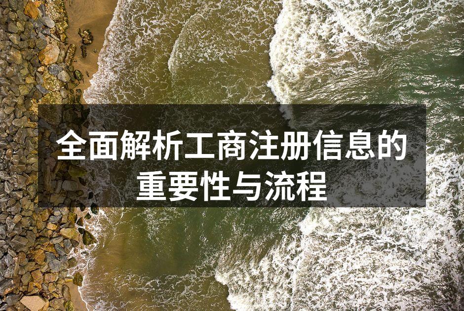 全面解析工商注册信息的重要性与流程